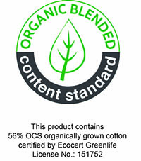 Organic Content Standard blended 56%
