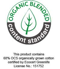 Organic Content Standard blended 68%
