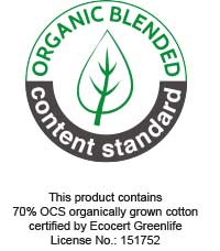 Organic Content Standard blended 70%
