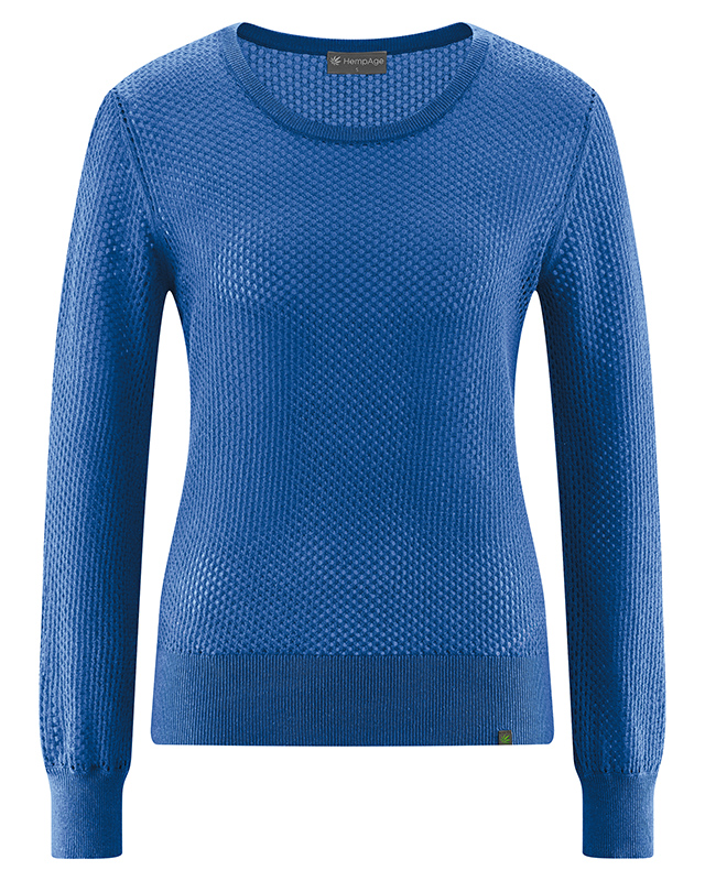 LZ339 pullover, hole pattern, knit